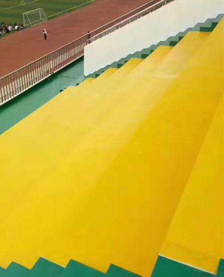 泽州球场台阶翻新修补改造